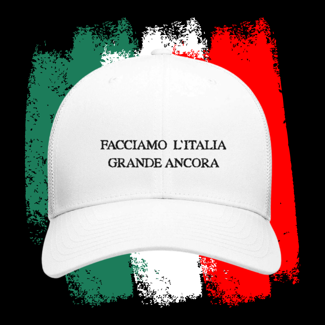 F.I.G.A. Merch Trucker Hat - Slogan Ricamato