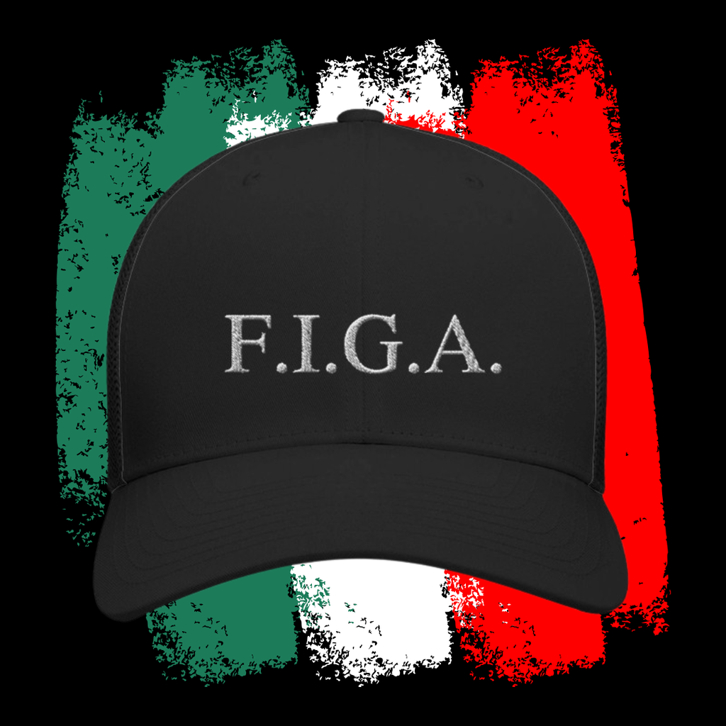 F.I.G.A. Merch Trucker Hat - Big Logo Ricamato
